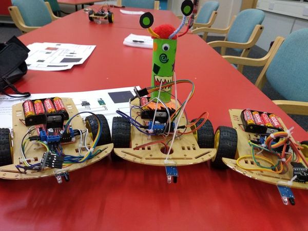 A summer of Robot building at the library